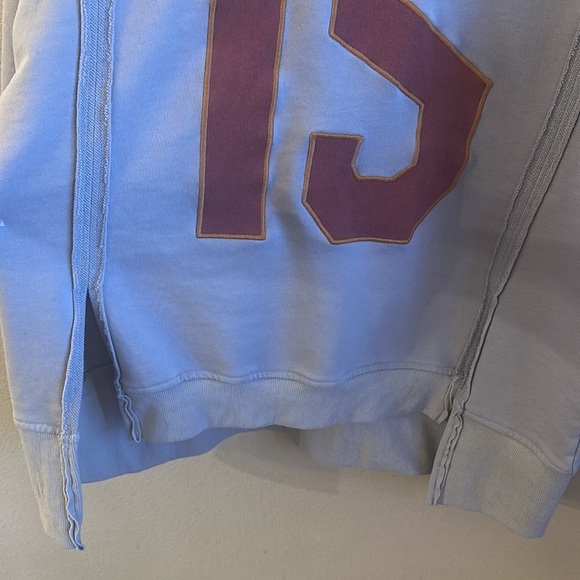 In Loom Jersey Washed Pullover Color Stonewash Womens Size Small Oversized - Picture 6 of 13